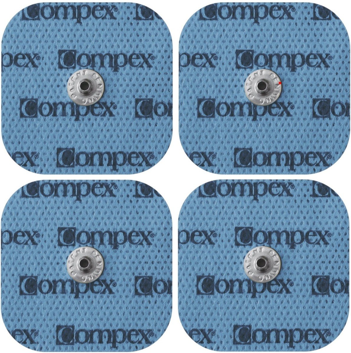 Electrodos Snap COMPEX cuadrados (4) - Fisioportunity: Tu tienda